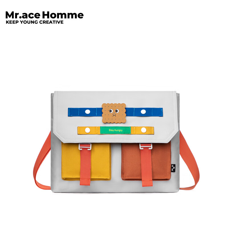 Mr.ace Homme新品潮大容量斜挎包女日系休閑單肩包2025 吃貨系列