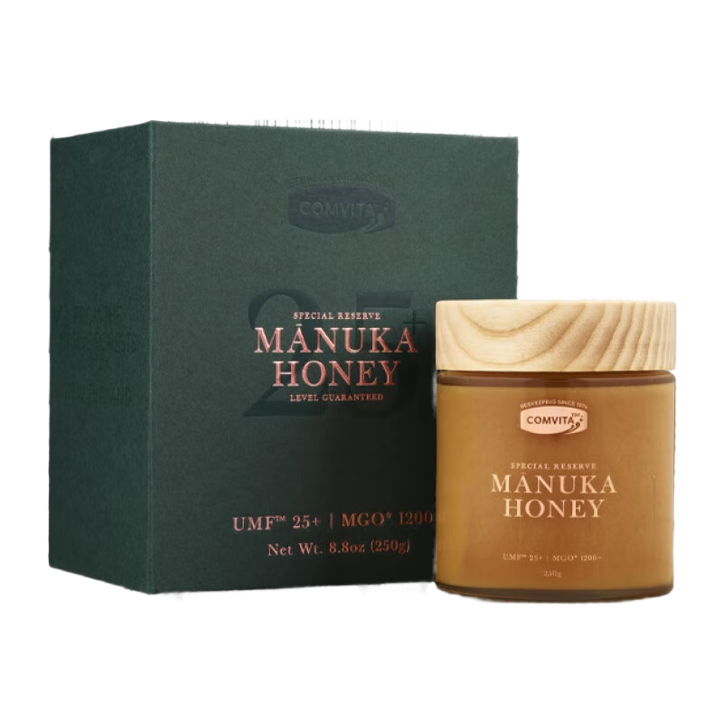 comvita康維他麥盧卡蜂蜜UMF25+250g新西蘭manuka honey進(jìn)口禮盒 UMF25+250g禮盒裝(奢寵呵護，限量)