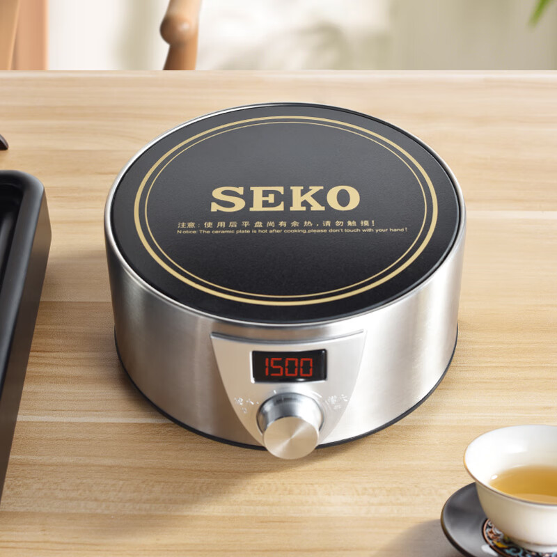 新功（SEKO）迷你大功率电陶炉电磁茶炉功夫茶泡茶炉家用烧水壶煮茶器 Q9A单炉