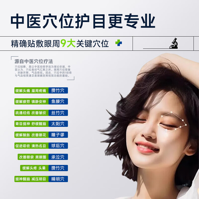 苑医生穴位眼贴舒缓眼睛干涩眼酸眼胀护眼贴缓解眼疲劳改善视力 1盒 体验装【疲劳眼干眼涩视力模糊】