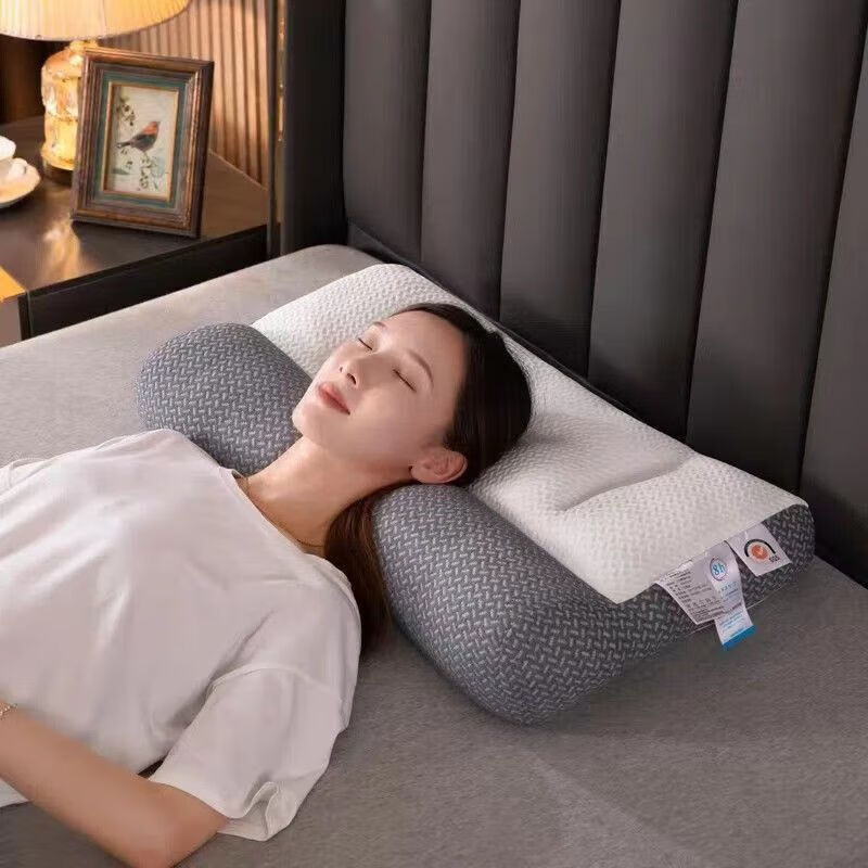 通用打呼噜枕头 防打呼噜专用枕头专用止鼾睡眠颈椎枕颈椎牵引枕成人 鼾声不打了【高度枕】98%人选择
