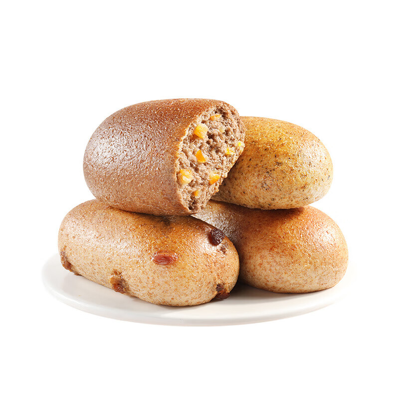 田園主義無(wú)蔗糖早餐面包全麥歐包0脂肪零食養(yǎng)胃無(wú)糖精食品健身店 歐包經(jīng)典原味3只*70g(試吃裝)CJ 70g