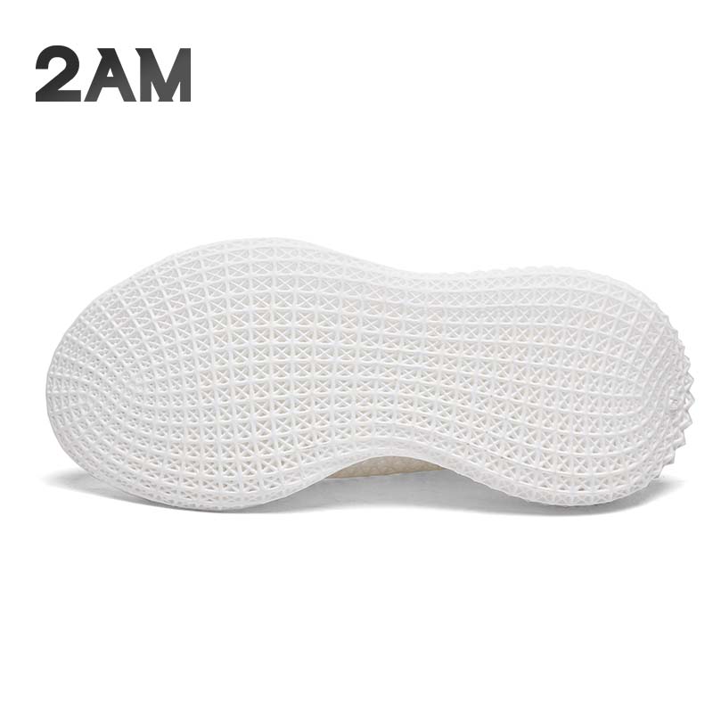 2AM· Rocker4D打印一体成型休闲鞋百搭时尚潮流男鞋春夏季3d打印鞋 月光白 42