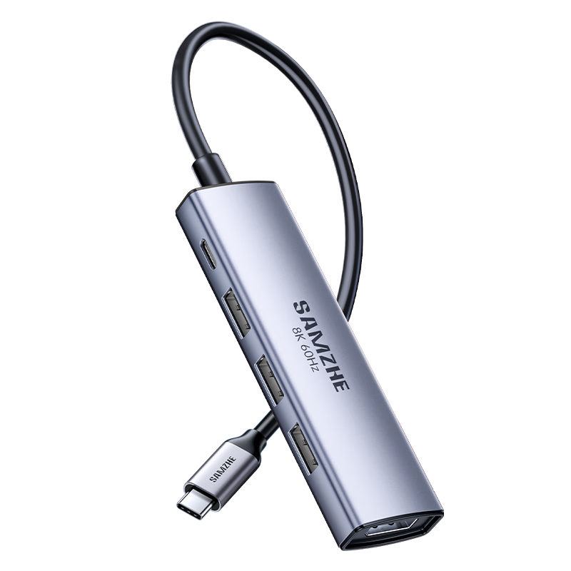 ɽ��Type-CתDP1.4�ӿ���չ��8K60Hzת��ͷ4K/2K 240Hz��ˢ����Apple �ʼǱ��׵�4��չ��ת��DPK5