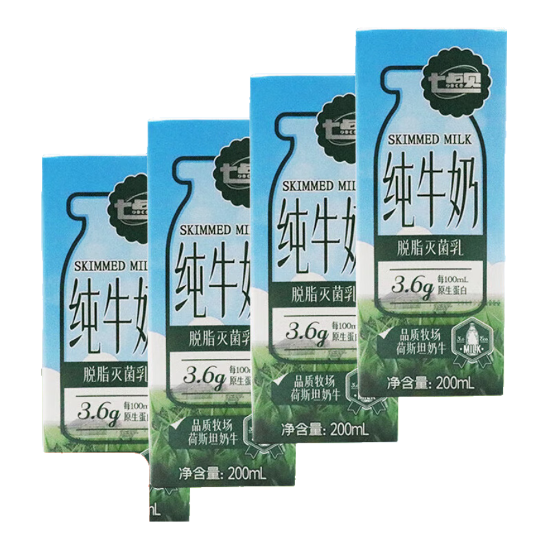 �ߵ�� ��֬��ţ�� 200ml��4�� ����װ 6.9Ԫ