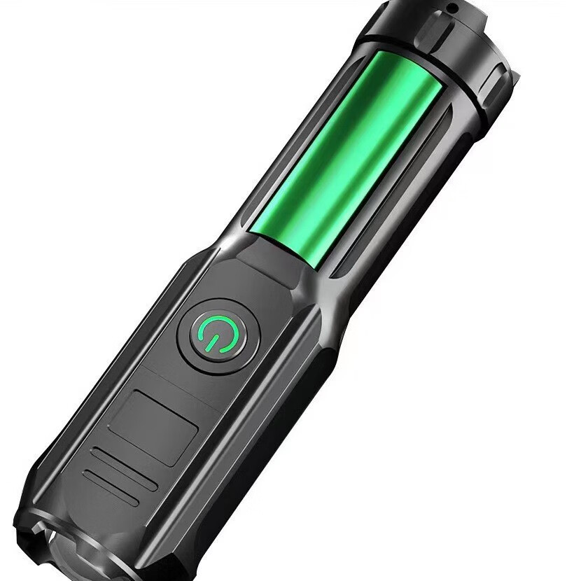 【优选直发】户外强光手电筒可充电多用途远射便携超亮家用应急小 81020手电筒