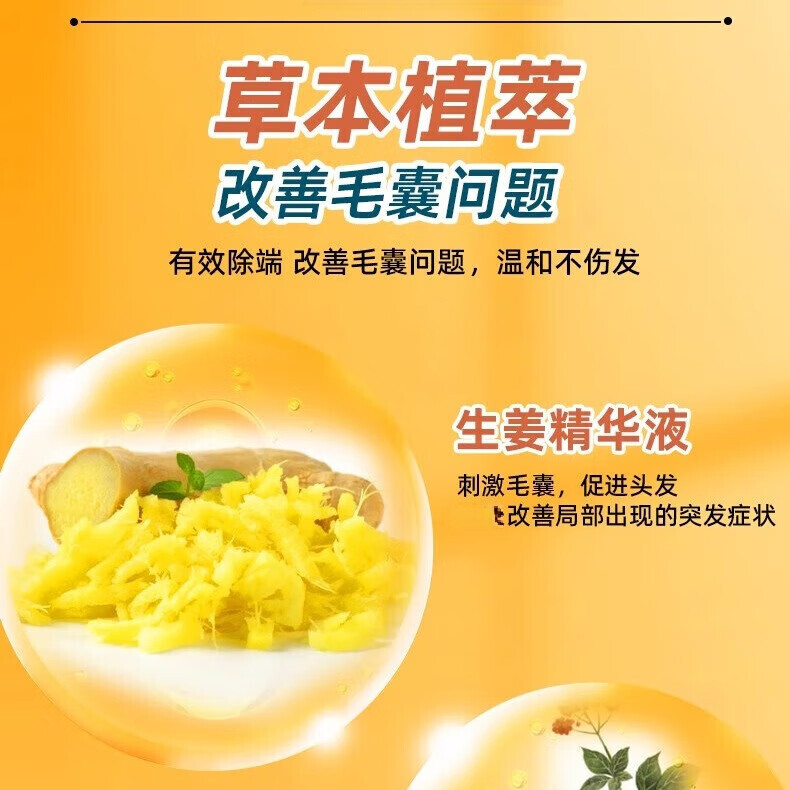 南京同仁堂防脱育发生姜洗发水露秃顶脱发根控油强劲养发露男女士固发品牌 1瓶装【南京同仁堂品牌防脱固发】400ml 【有防伪标识买的放心】