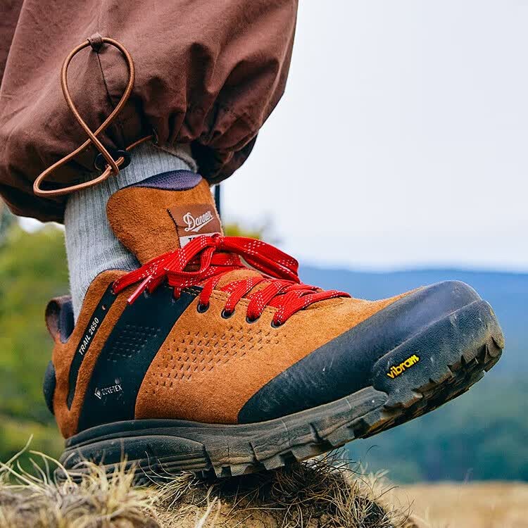 DANNER 丹纳黑武士限量Trail 2650 GTX低帮登山鞋徒步鞋防水防滑透气V底 61297-棕红-男EE宽版 43