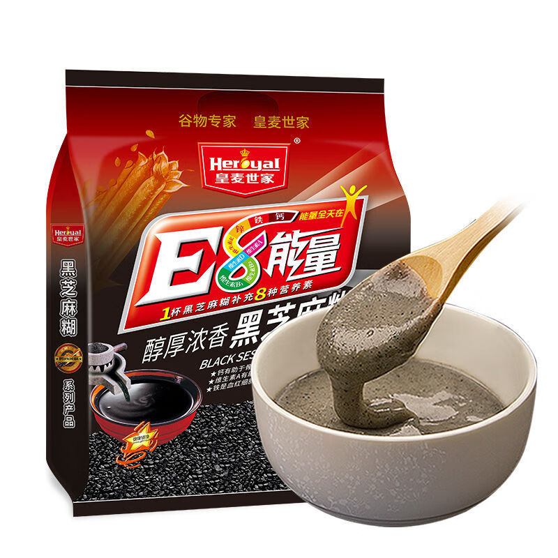皇麥世家南方黑芝麻糊小袋裝 原味營(yíng)養早餐食品即 【香醇營(yíng)養】黑芝麻糊630g