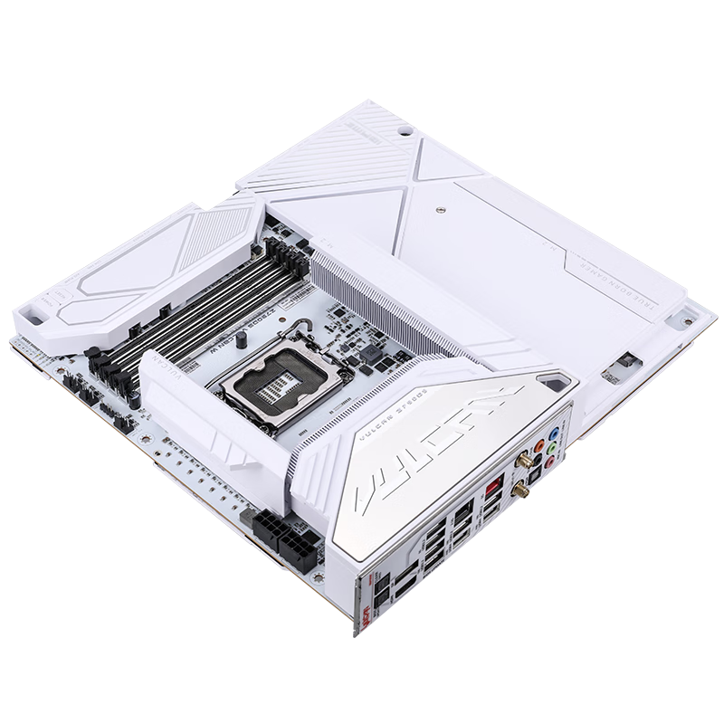 七彩虹B760M系列主板 搭配 英特尔 酷睿i5 14600KF/14490F/13490F/12490F CPU主板套装 DIY电脑板U套装 iGame Z790 Vulcan W火神【白】 单主板【不含CPU】