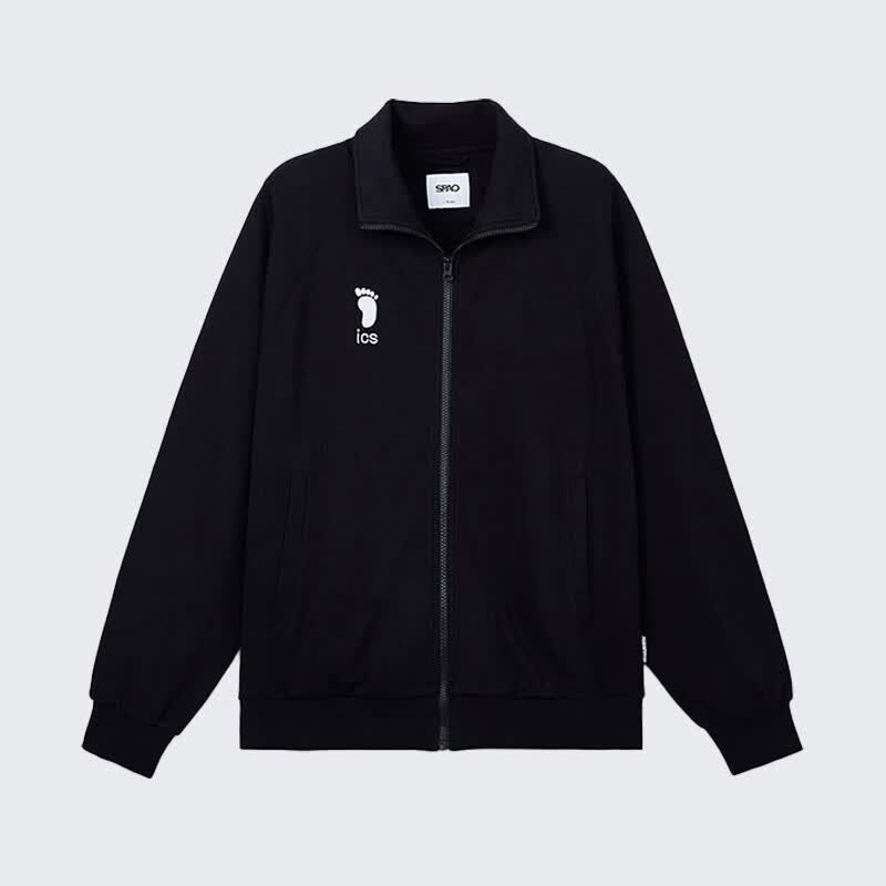 SPAO排球少年x SPAO联名款春季新品情侣款宽松易搭休闲外套SPJJF11U01 黑色 M 170_92A_