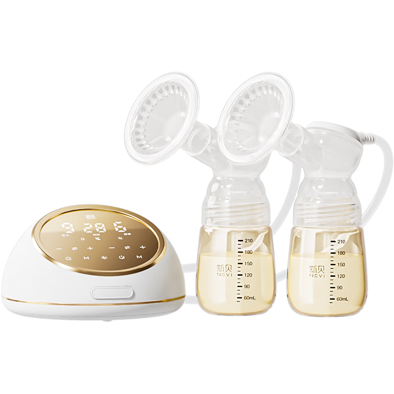 新貝吸奶器 電動(dòng)吸奶器雙邊無(wú)痛全自動(dòng)  拔奶器 大吸力吸乳器8129-1