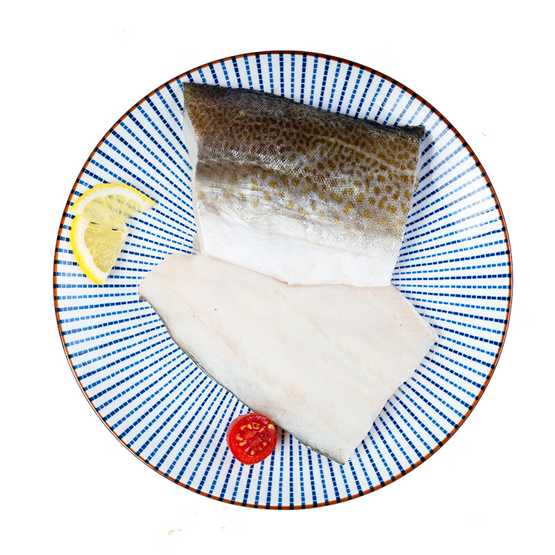 1号会员店 真鳕鱼块鱼柳儿童鳕鱼 带皮去刺深海鳕鱼海鲜水产 600g/袋