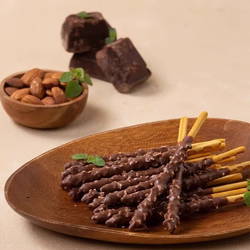 乐天 （LOTTE） 韩国进口pepero派派乐饼干棒涂层巧克力味装饰饼干休闲小零食 扁桃仁巧1+曲奇颗粒味1+脆米味1