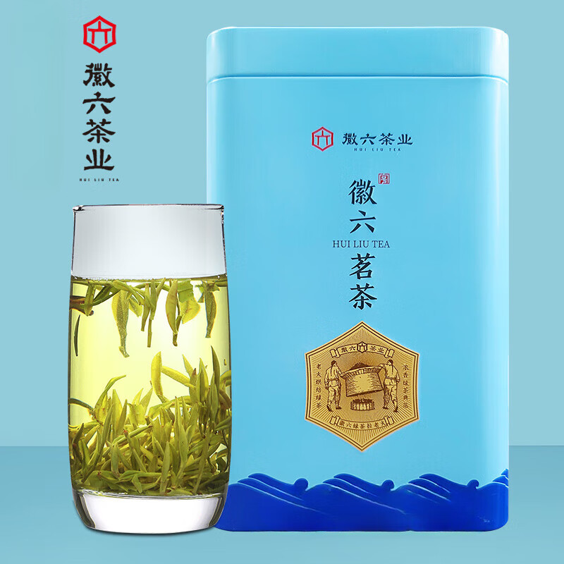 徽六新茶上市一級(jí)黃山特產(chǎn)毛峰茶葉春茶綠茶徽青100g