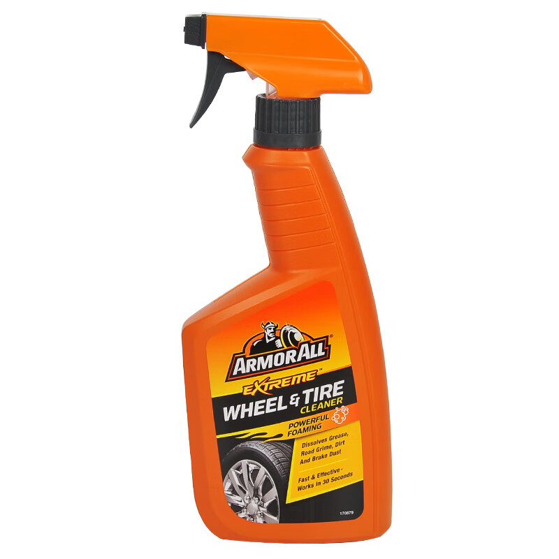 牛魔王汽车轮毂及轮胎洁亮剂英国进口 轮胎光亮剂保护剂轮毂清洁清洗剂 强效款 500ml 2瓶