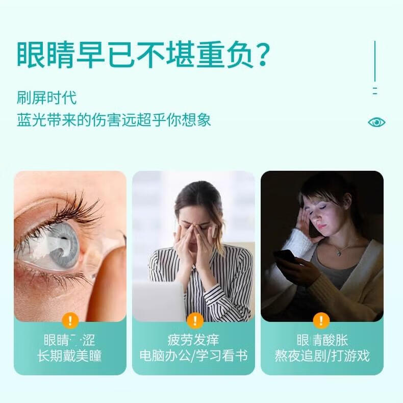 万宁（mannings）_EZZ眼底素叶黄素蓝莓护视力黄斑干眼胶囊成人中老年水溶小分子家 1瓶