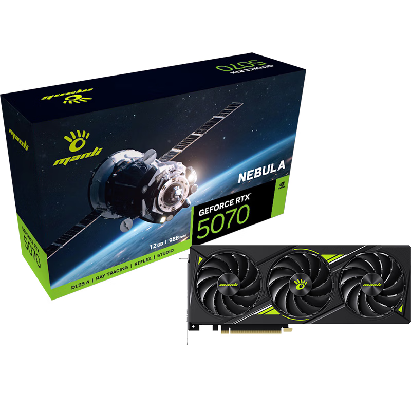 影驰全新 RTX5070Ti/5080/5090D 万丽 RTX 5070 星云【12GB】