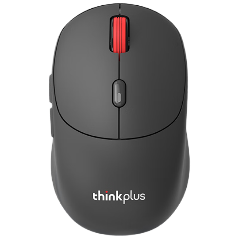ThinkPlus 联想无线蓝牙双模充电鼠标 人体工学设计 办公鼠标 便携鼠标笔记本鼠标电脑鼠标 WL300Pro黑
