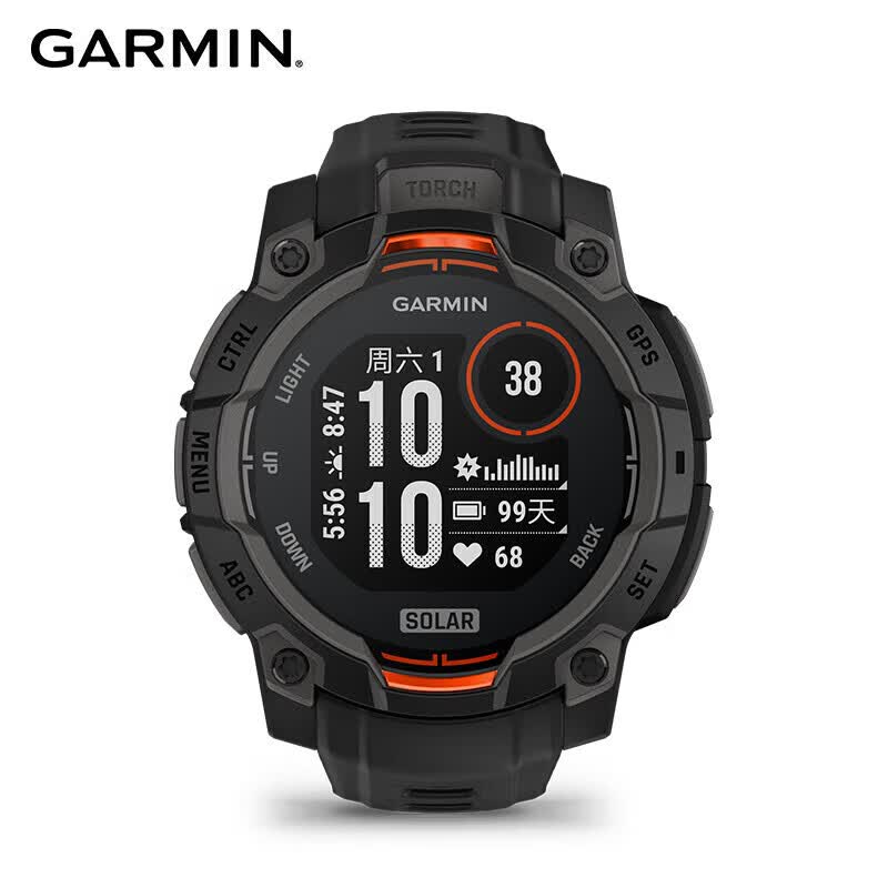佳明（GARMIN）本能Instinct3系列手表 二手智能手表 太阳能户外运动智能手表探险跑步登山 Instinct3暗夜黑-45mm 99成新
