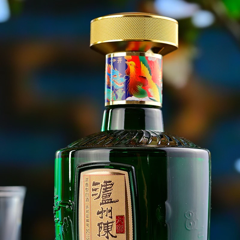 泸州老窖浓香型白酒 婚宴喜酒 纯粮食酒 商务宴请送礼高档白酒礼盒 52度 500mL 2瓶 陈曲六窖组合装