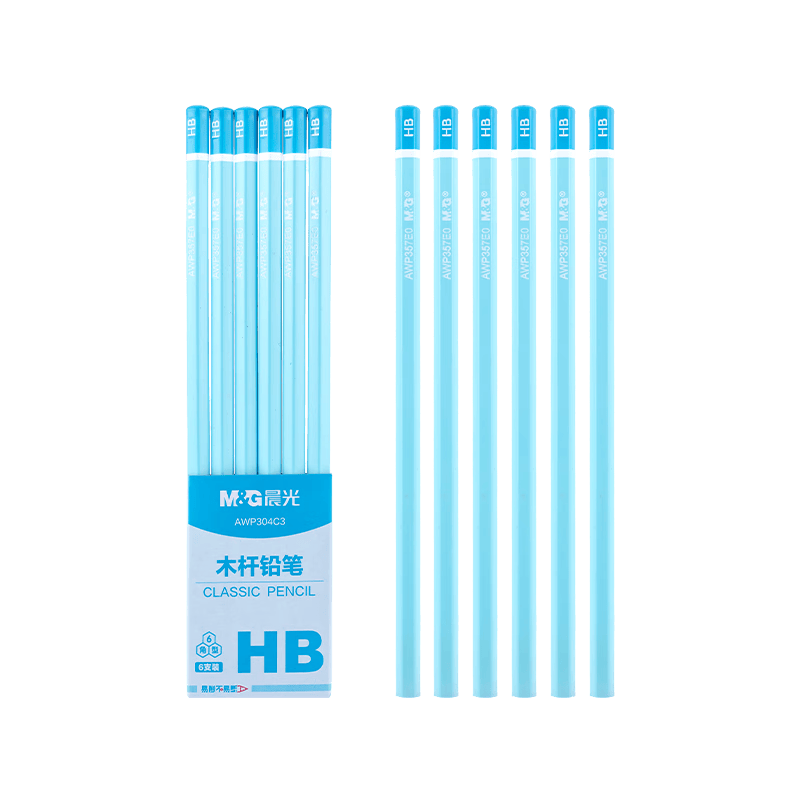 ���⣨M&G���ľ�HBǦ��6֧ ��������ľ��Ǧ�� ѧ����ѧͿ����д���������ͼľ��Ǧ��AWP304C3 1.8Ԫ