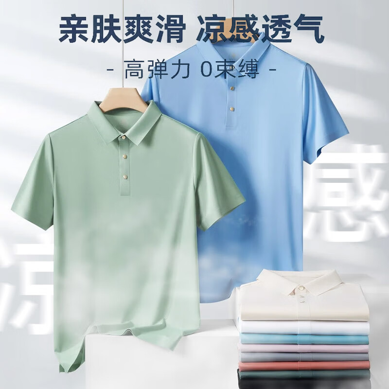 ����Virtue���޺�ѹ�����̴�ɫPolo��������ʿ�ļ����� ����ɫ 2XL (145-160��)75Ԫ