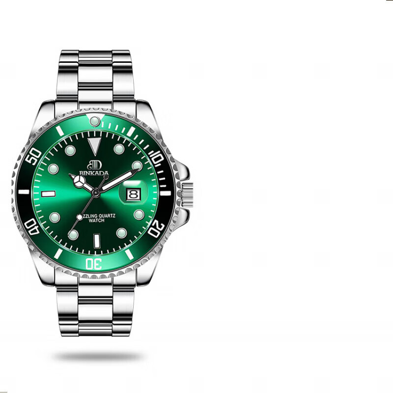 2025年新款绿水怪水鬼品牌手表男士全自动机械表石英