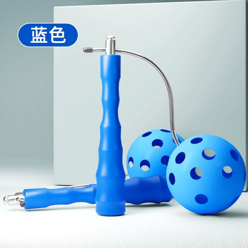 诺迪楷星跳绳摇绳训练器无绳球初学手腕练习辅助器儿童小学生竞速训练器材 绿色手柄+绿色摇绳球