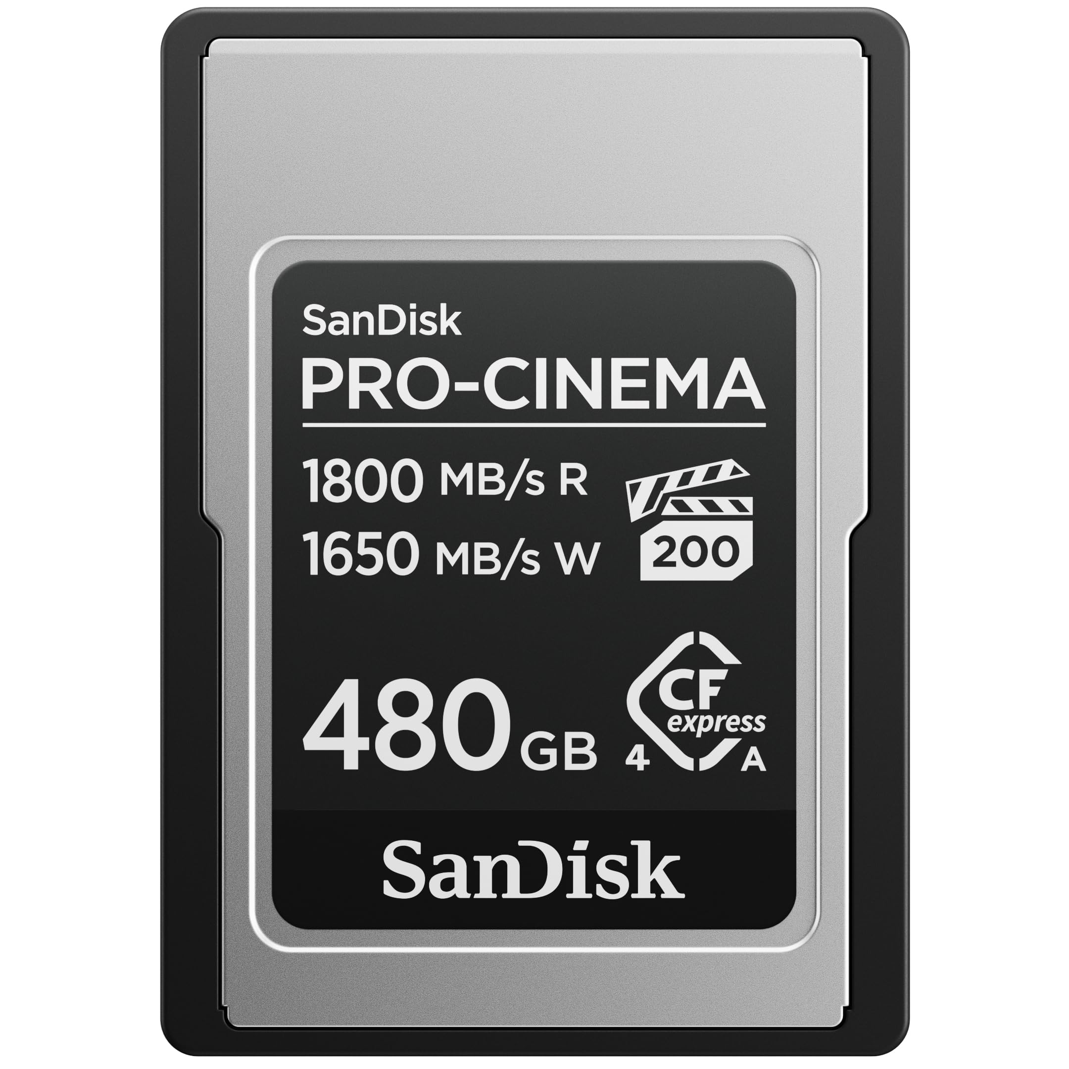 ���ϣ�SanDisk�� ����PRO-Cinema CFexpress A�� 480GB�ڴ濨 480GB ��1800MB/sд1650MB/s 8K��¼רҵ�� ��ˤ��ˮ 2191.61Ԫ