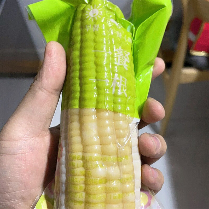 天勤粒粒凈糯玉米新鮮加熱即食玉米小白非東北粘糯玉米棒 天勤粒粒凈小香糯8條1600g 200g