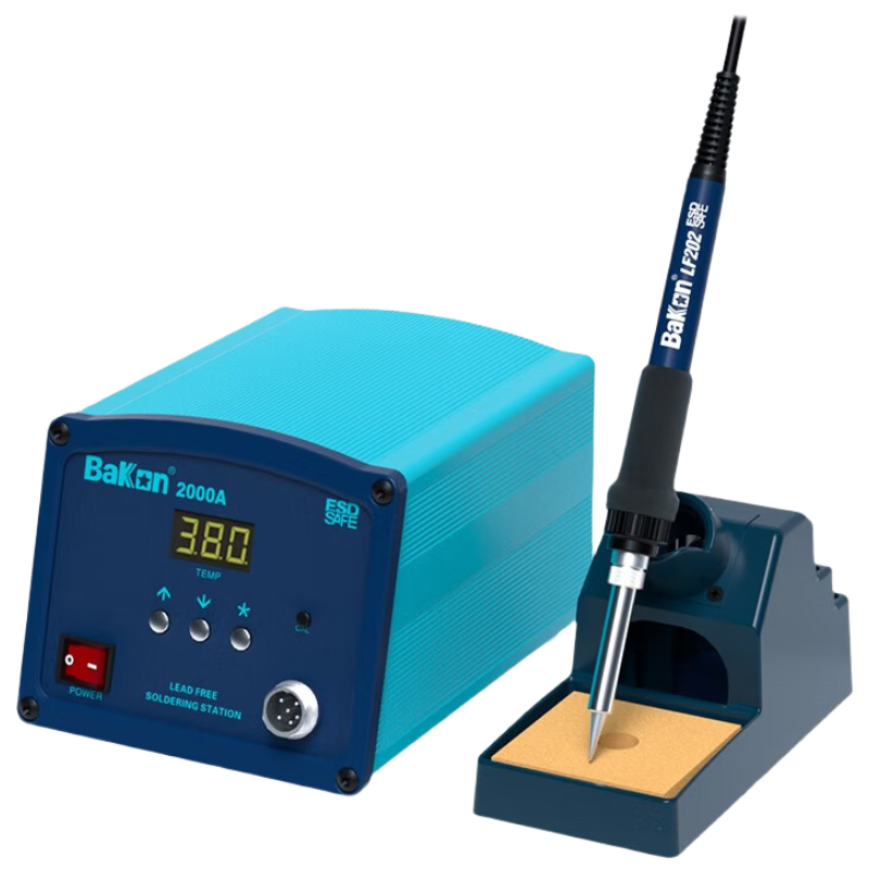 bakon BK2000A 白光90W高頻無鉛焊臺電烙鐵套裝可調(diào)溫恒溫數(shù)顯電洛鐵