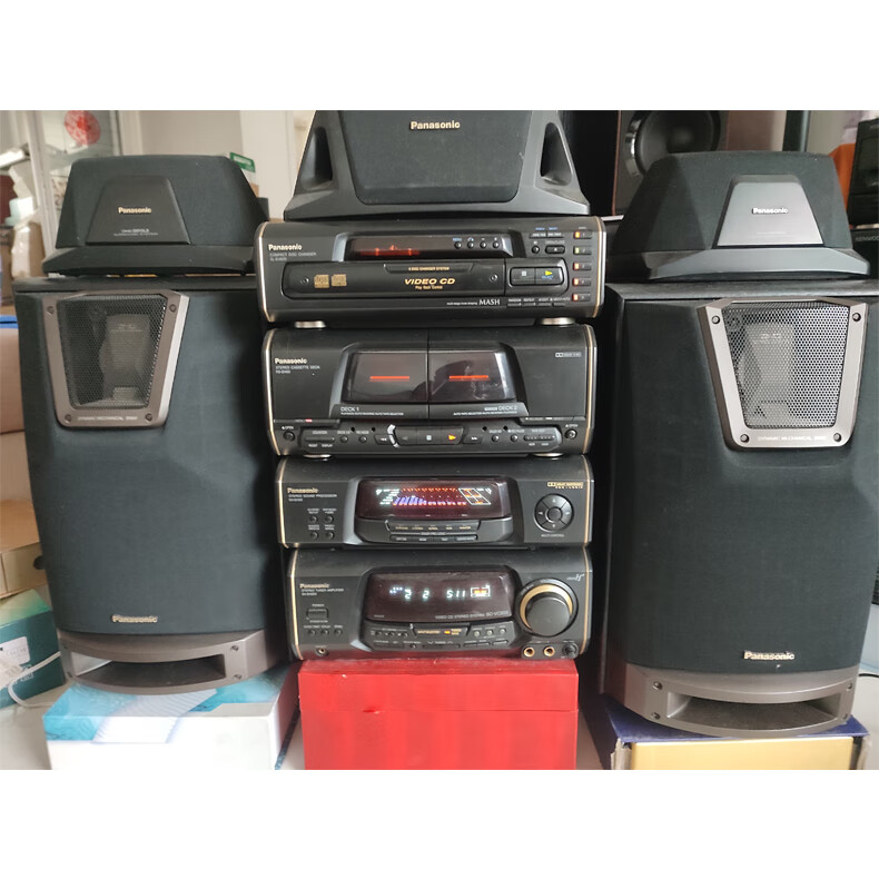 松下sc-vc858组合音响 二手9新