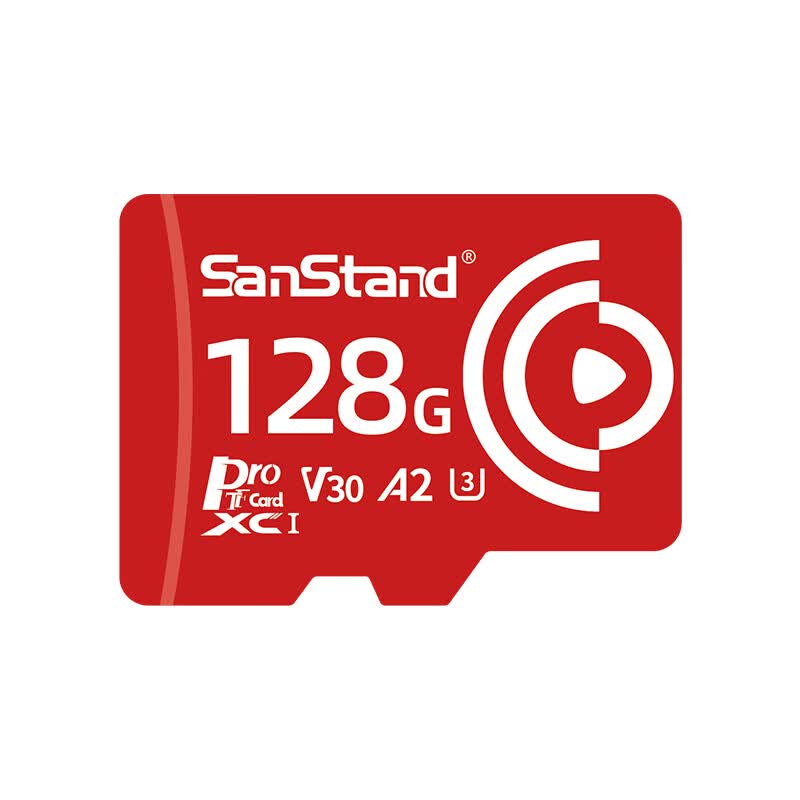 ISANSTAN TF卡适用大疆Osmo360内存卡4k高清录制V30视频action5/6pro/Nano运动相机存储卡sd卡 【EX128G】Osmo系列相机专用极速内存卡