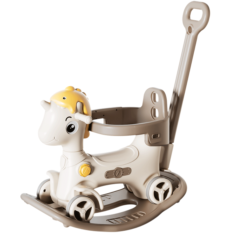 幼贝臣儿童摇摇马溜溜车六合一多功能摇摇车玩具可转向木马宝宝生日礼物
