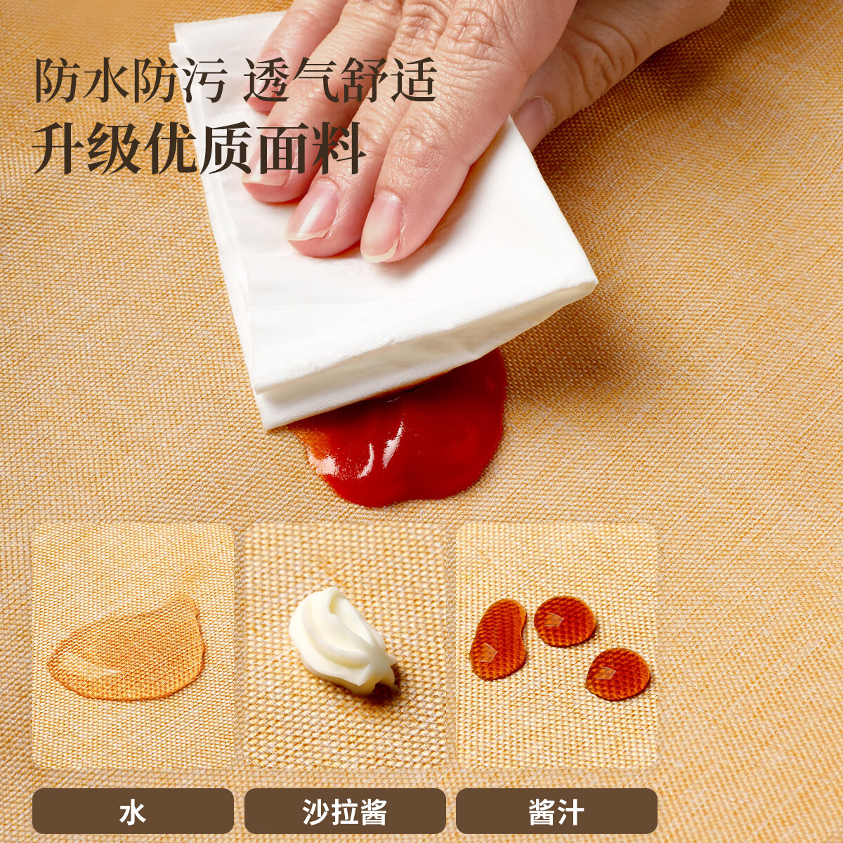 好媳妇围裙防水防油家用厨房家务高级工作服做饭男女通用围腰挂脖式加厚 多功能围裙【颜色随机】