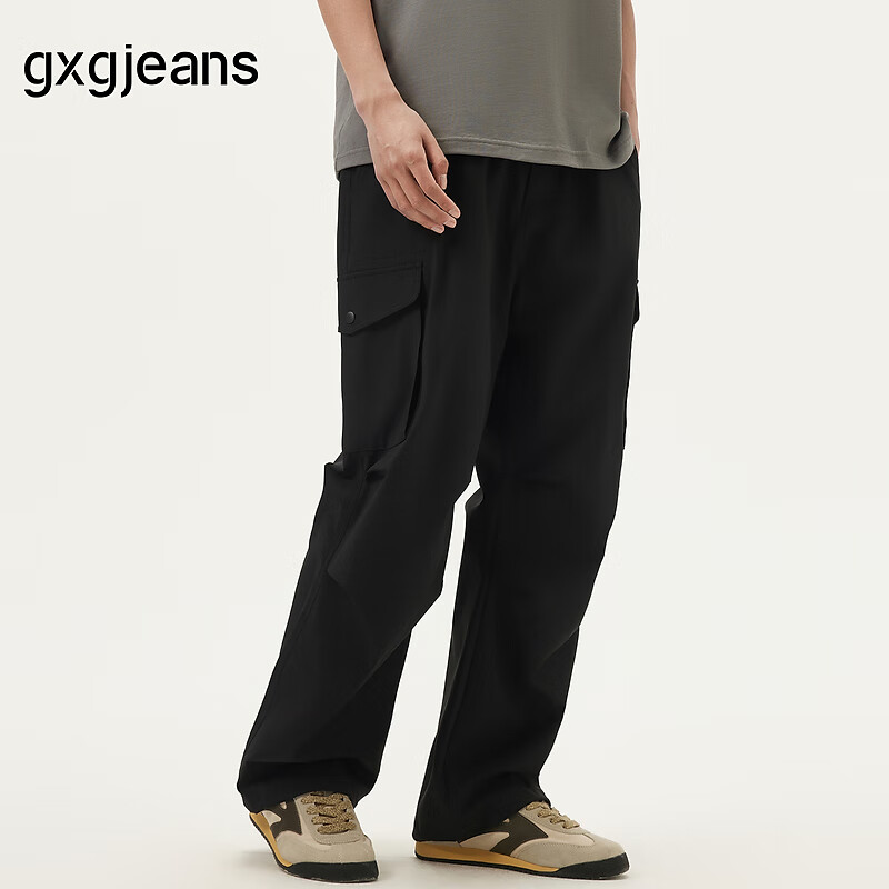 gxgjeans��װ���п� ��ɫ�ڴ���ƿ���ֱͲ��װ���� 25�괺��Ʒ ��ɫ L (175) -31�� 120Ԫ