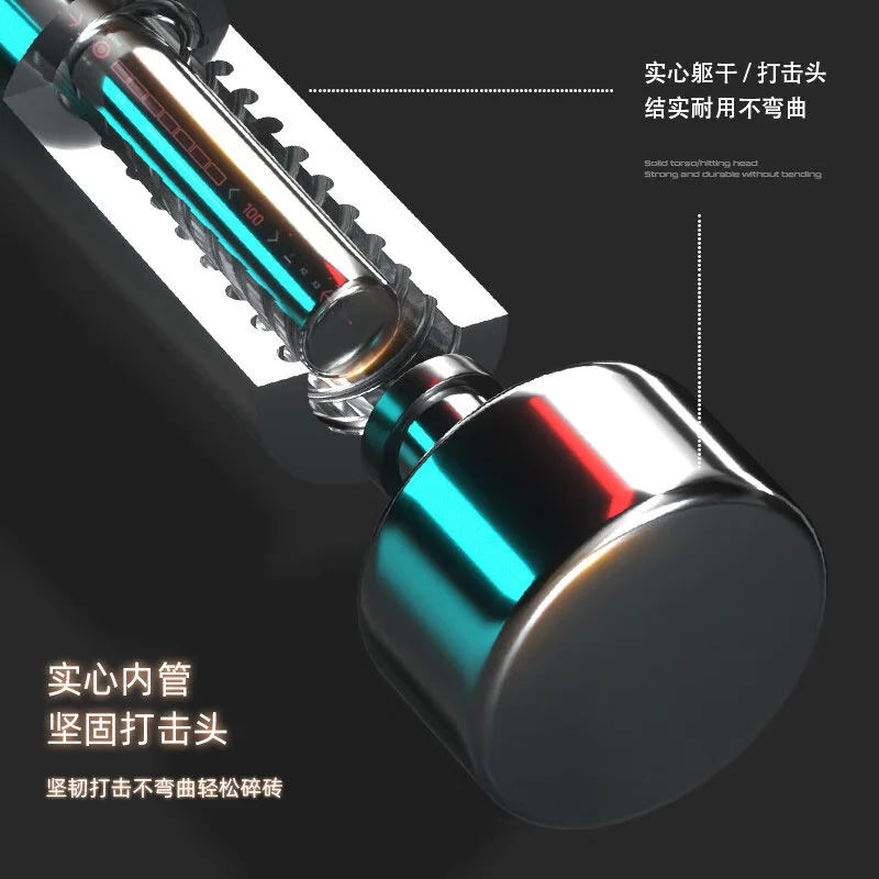 防身武器合法随身实心甩棍伸缩棒武器防熊打狗棒自卫神器车载户外 悍马款黑色-26寸66CM伸缩-磨具钢 防身装备-棍身加粗.坚韧耐用