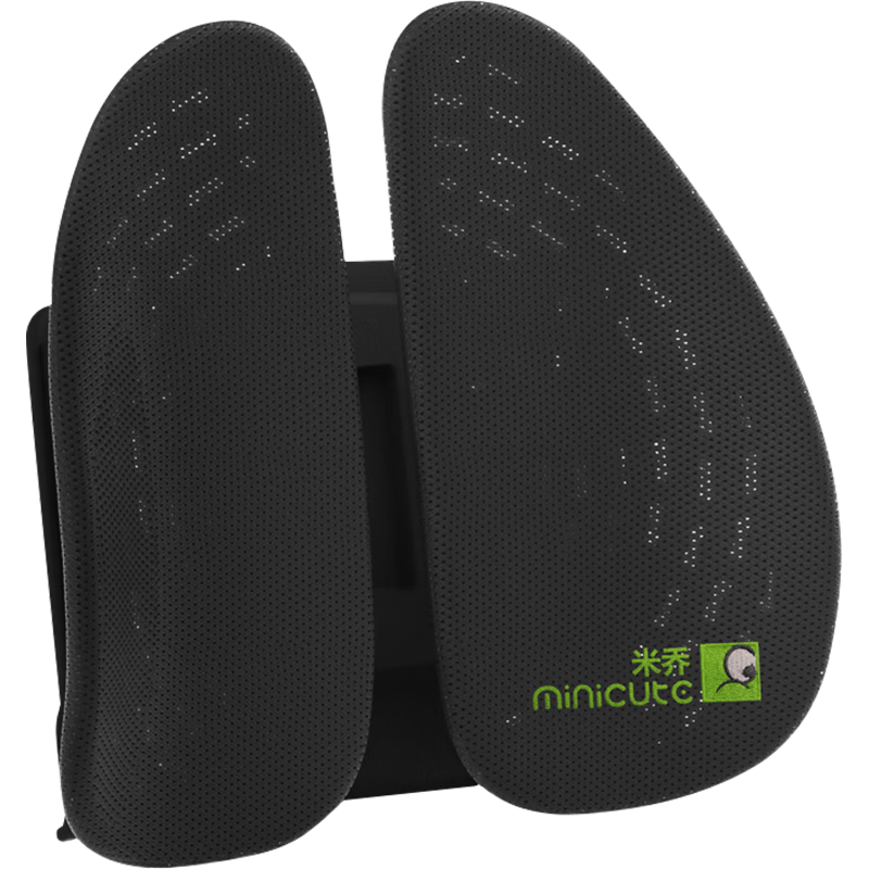 米喬（minicute）人體工學(xué)腰墊腰靠腰枕辦公室汽車(chē)椅子腰部靠墊呵護腰椎腰托靠背墊