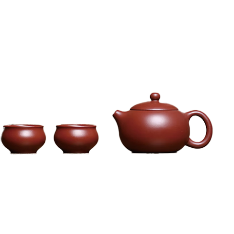 百亿补贴：束氏丨京红运真裸价·宜兴手工紫砂壶茶具朱泥西施壶泡茶壶礼盒套组 118.15元(含国补)