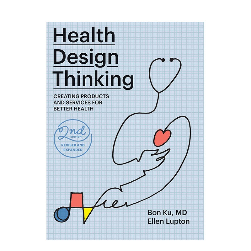 【现货】健康设计领域的思考 Health Design Thinking 医疗术语 英文原版进口 善本图书 健康设计领域的思考