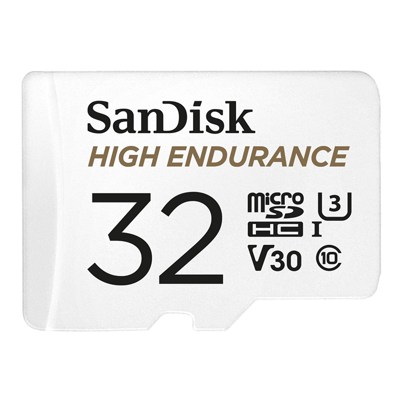 闪迪（SanDisk）32GB TF（MicroSD）存储卡 行车记录仪&安防监控专用内存卡 高度耐用 家庭监控的上佳选择