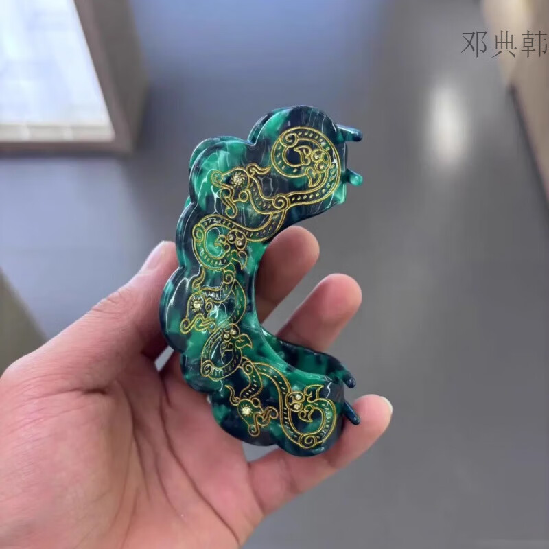 三栖虎陕西历史博物馆抓夹发卡宝绾青丝系列抓夹巳事如春款文创旅 宝绾青丝系列-巳事如春款