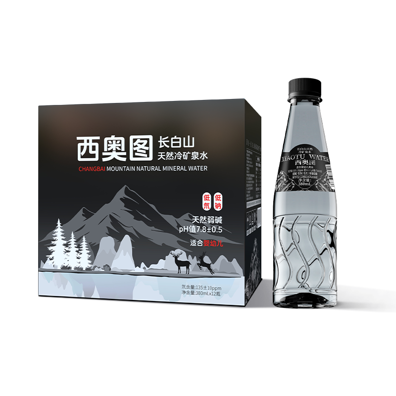 ����ͼ����ɽ��Ȼ������ˮ���Ȫˮ����Сƿ���ø߶��ݲ��������ˮ���� ������װ��380ml*12ƿ15.9Ԫ ����