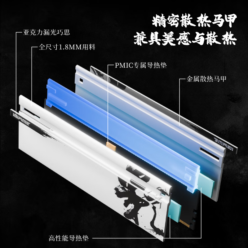 七彩虹（Colorful）48G(24G*2)DDR5 6000 C28 台式机内存 RGB灯条 iGame 影Ⅱ系列·白 海力士M-DIE 1.4V 影2代