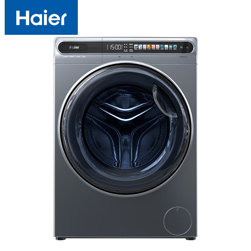 海尔（Haier）洗滚筒洗衣机全自动家用10公斤  超薄平嵌 525mm大筒径   EG100MATESL59S【直播】