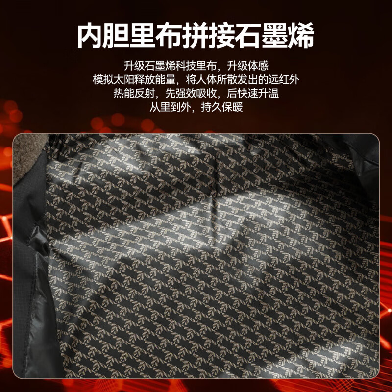 罗蒙（ROMON）羊羔毛领石墨烯羽绒服男冬季新款中老年爸爸装加厚保暖防寒外套男 青色【鸭绒款】 L (175) 【建议120-135斤】