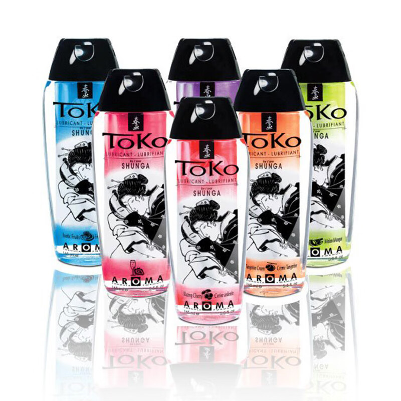 shunga春画加拿大进口人体润滑剂果味润滑液夫妻房事润滑油情趣用品 荔枝味165ml