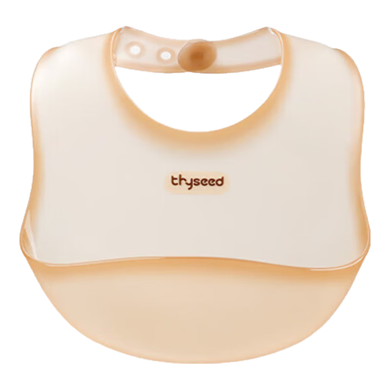 世喜硅胶勺婴儿辅食勺新生儿勺子硅胶软勺婴儿辅食工具宝宝勺子 软软勺+围兜