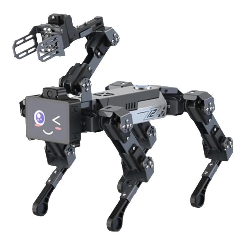 亞博智能（YahBoom）樹(shù)莓派四足機械狗AI視覺(jué)大模型仿生機器人機械臂具身智能語(yǔ)音識別 AI大模型機器狗（內置樹(shù)莓派主控）